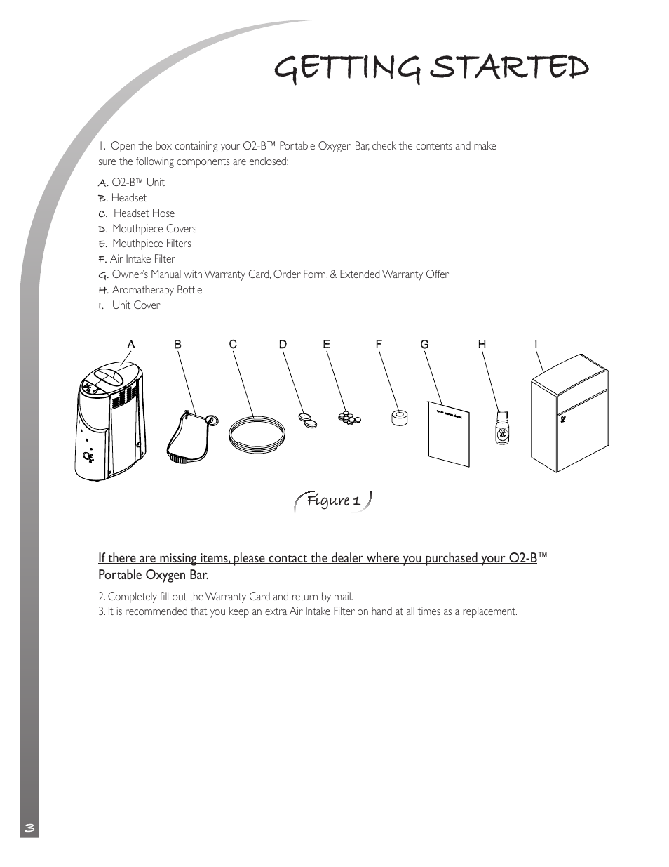 Getting started | O2 Innovations CTA-08 User Manual | Page 4 / 17