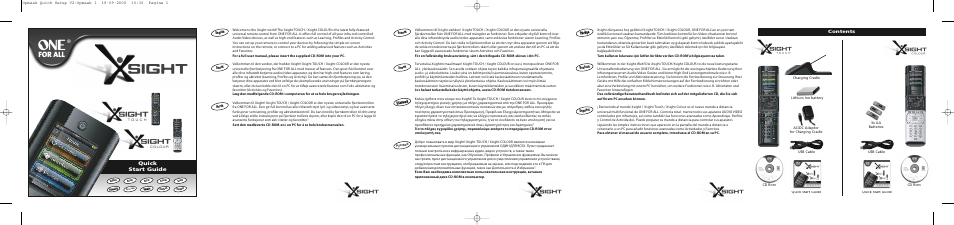 One for All Xsight Touch User Manual | 6 pages