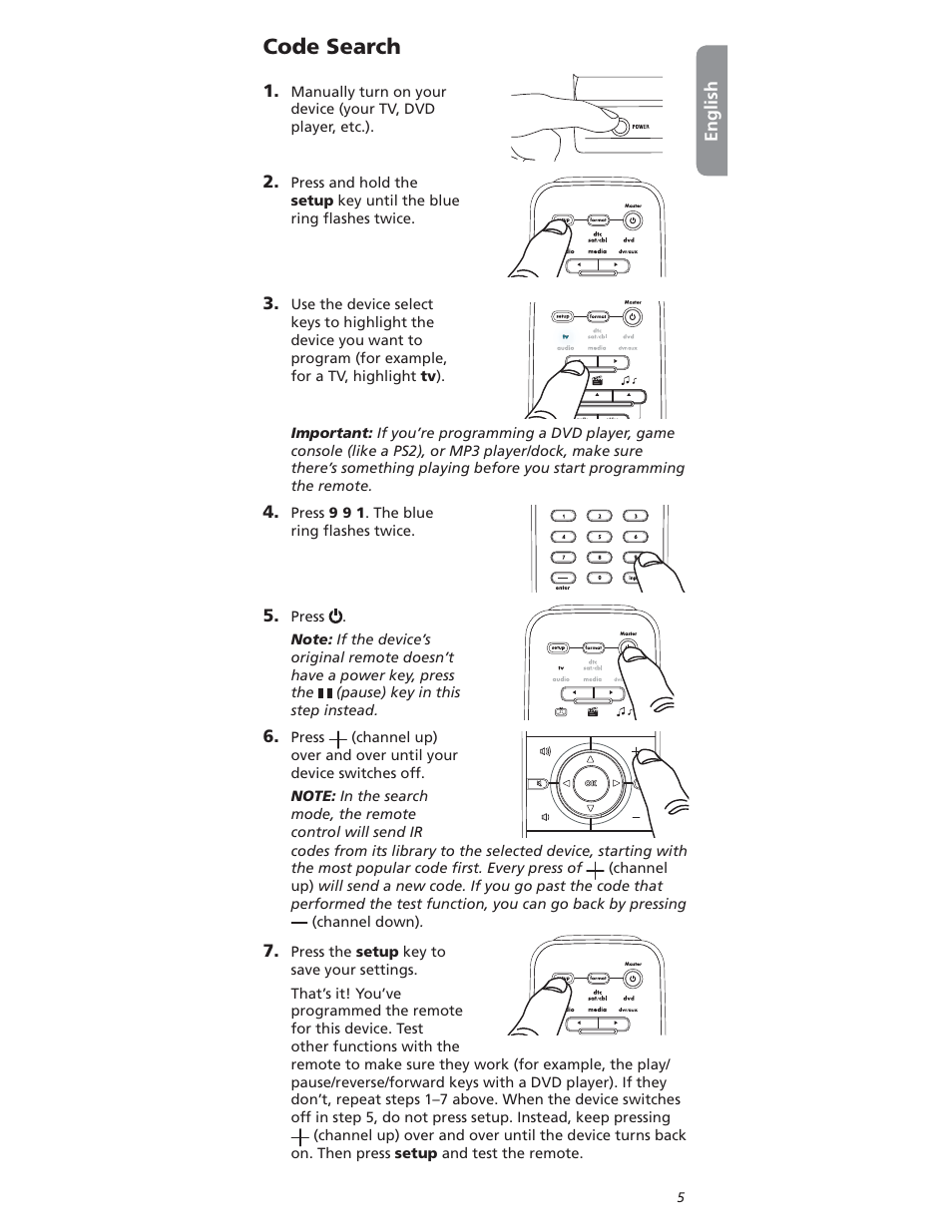 One for All OARI06G User Manual | Page 5 / 66