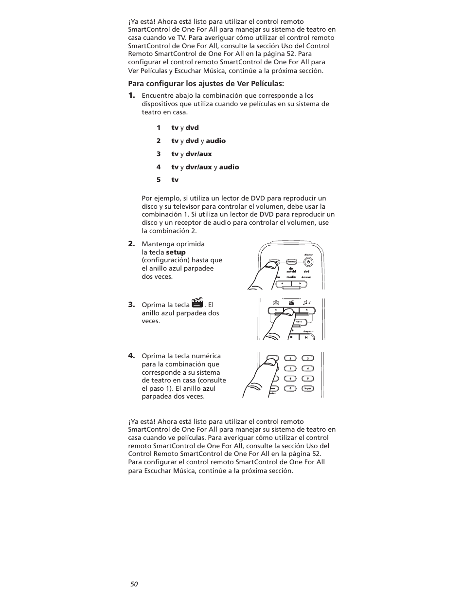 One for All OARI06G User Manual | Page 50 / 66