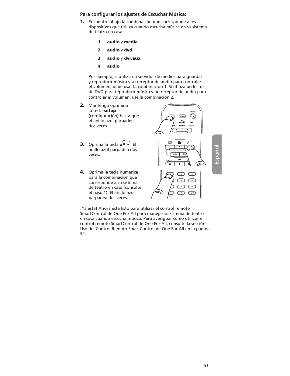 One for All OARI06G User Manual | Page 51 / 66