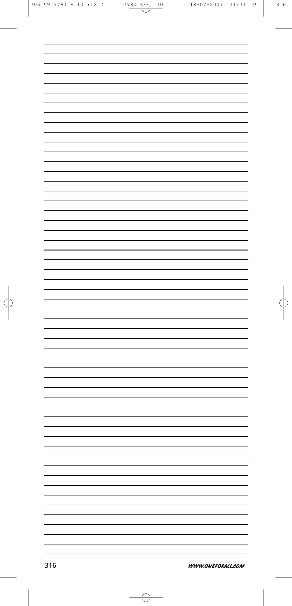 One for All URC-7781 User Manual | Page 317 / 319