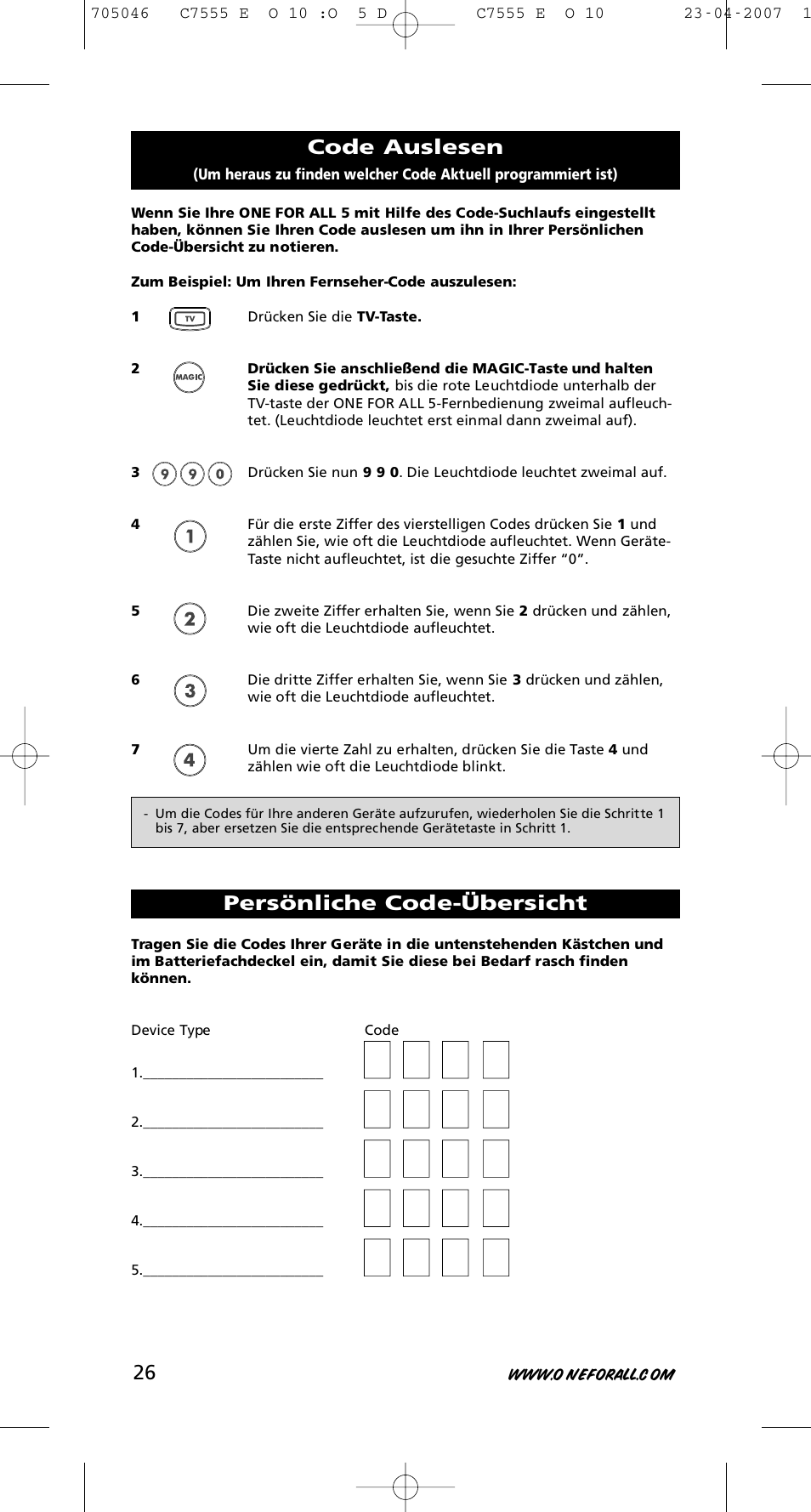 One for All URC-7780 User Manual | Page 27 / 205