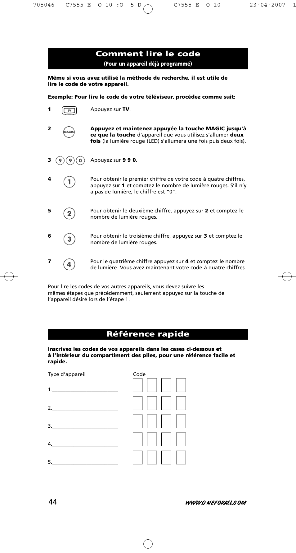 One for All URC-7780 User Manual | Page 45 / 205