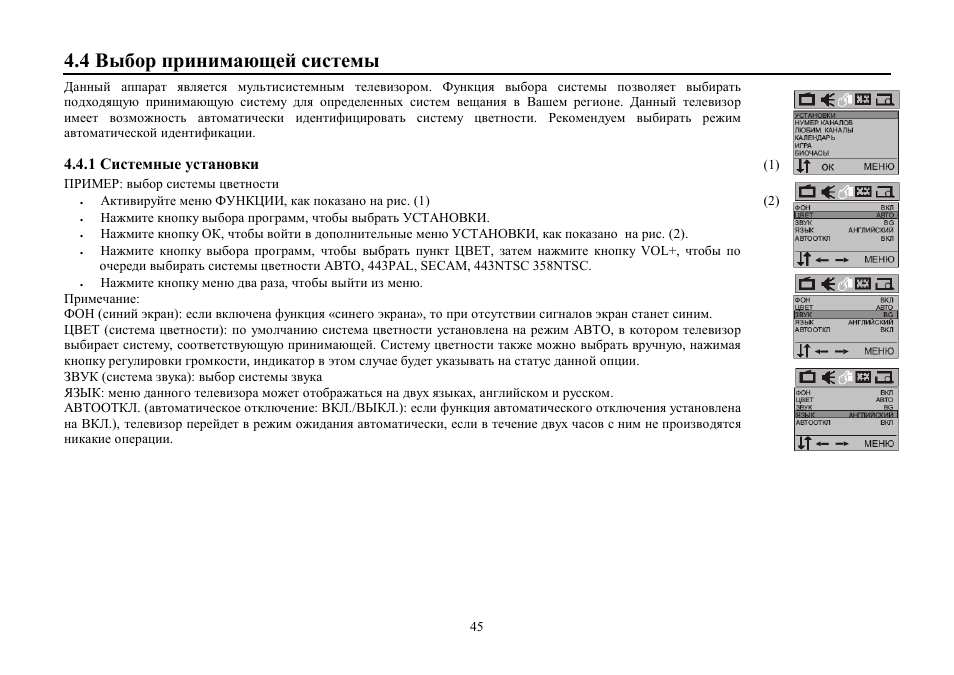 Hyundai H-TV2907PF User Manual | Page 45 / 55