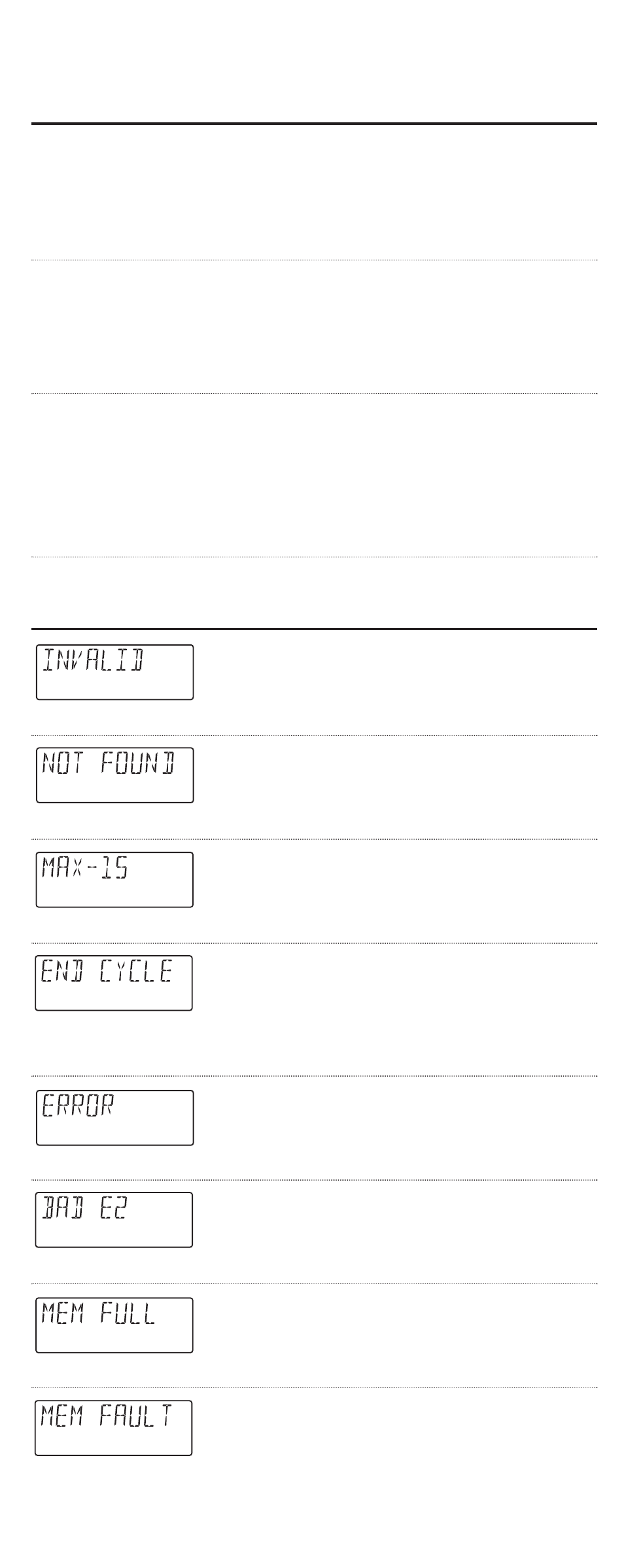 Troubleshooting (continued), Error messages | One for All URC-9910 User Manual | Page 43 / 66