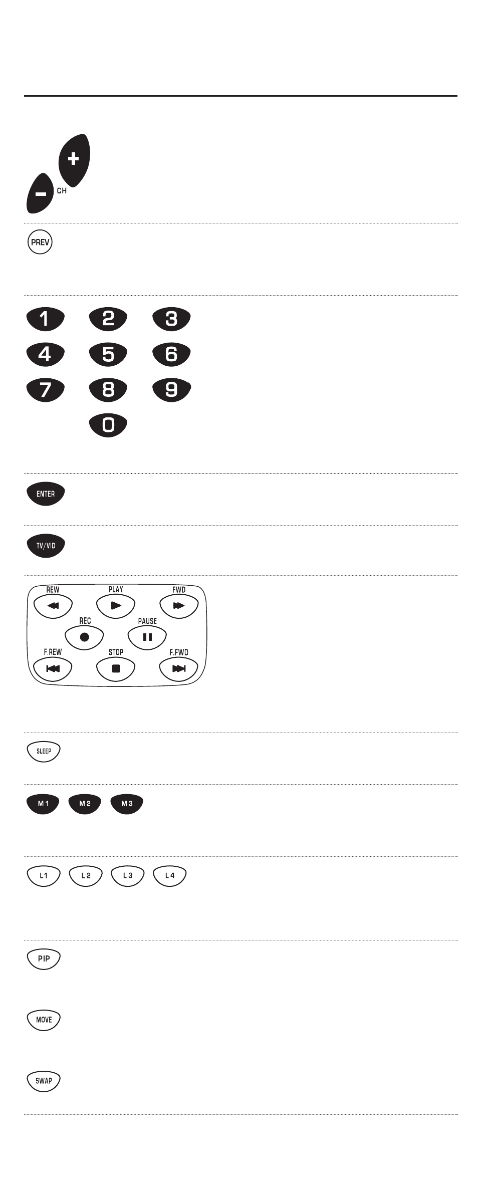 Key index, Tv functions (continued) | One for All URC-9910 User Manual | Page 61 / 66