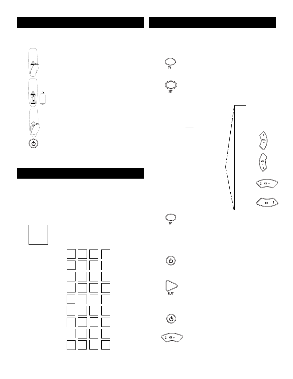 Step 1, Step 3, Step 2 | One for All URC3050 User Manual | Page 2 / 4