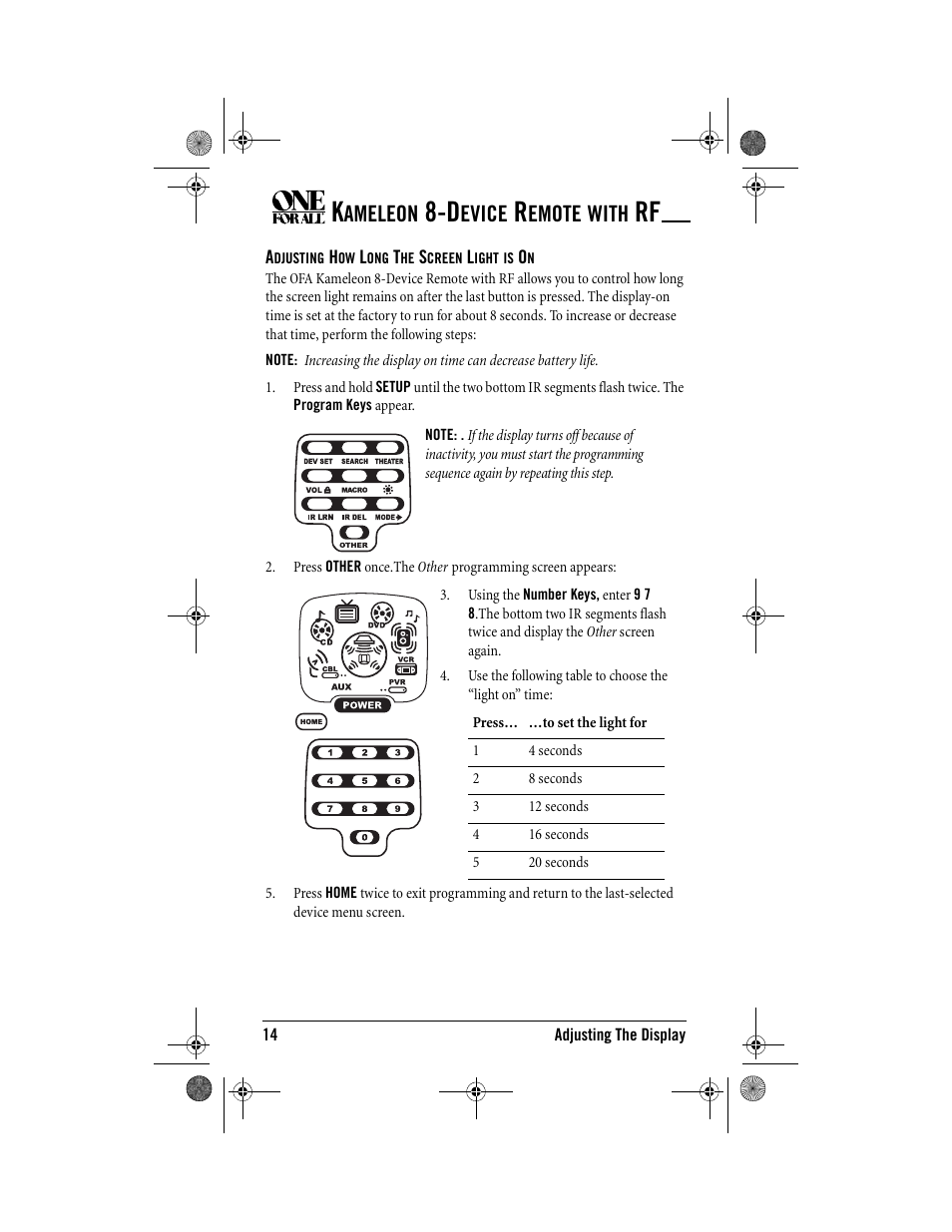 Ameleon, Evice, Emote | With | One for All Kameleon URC-9964B00 User Manual | Page 14 / 68