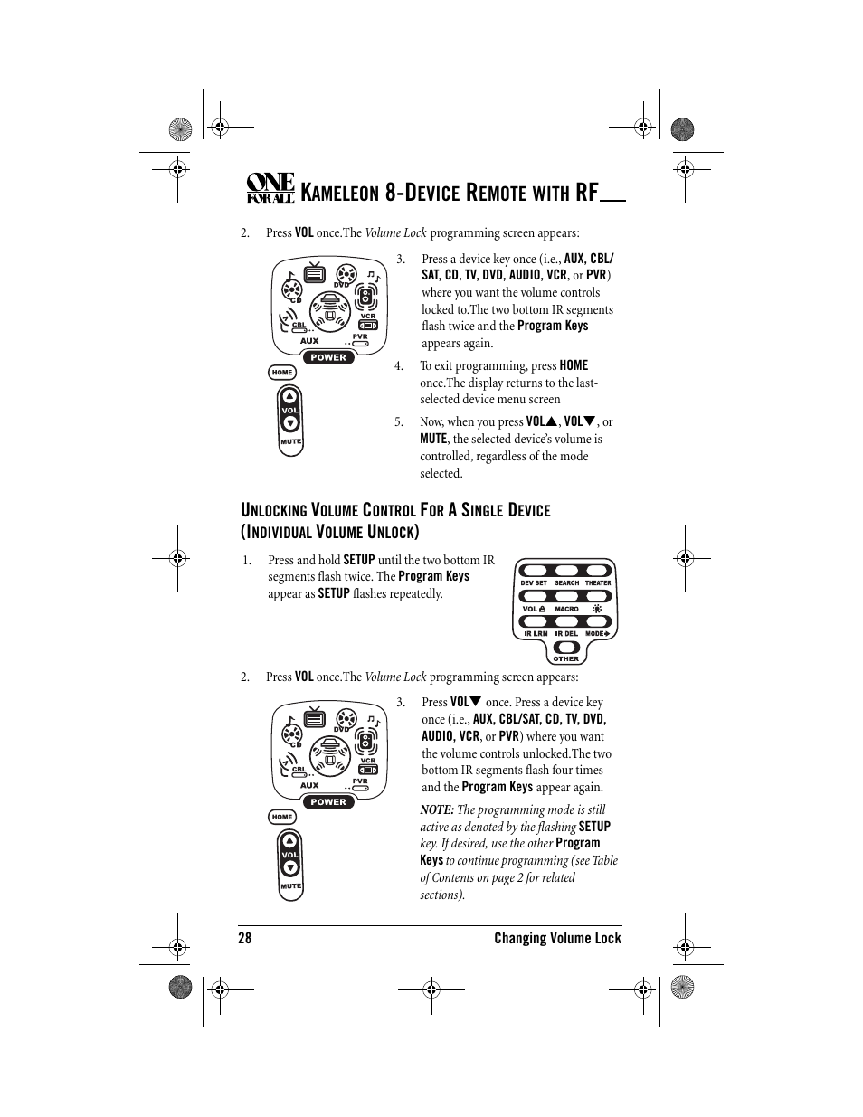 Ameleon, Evice, Emote | With | One for All Kameleon URC-9964B00 User Manual | Page 28 / 68