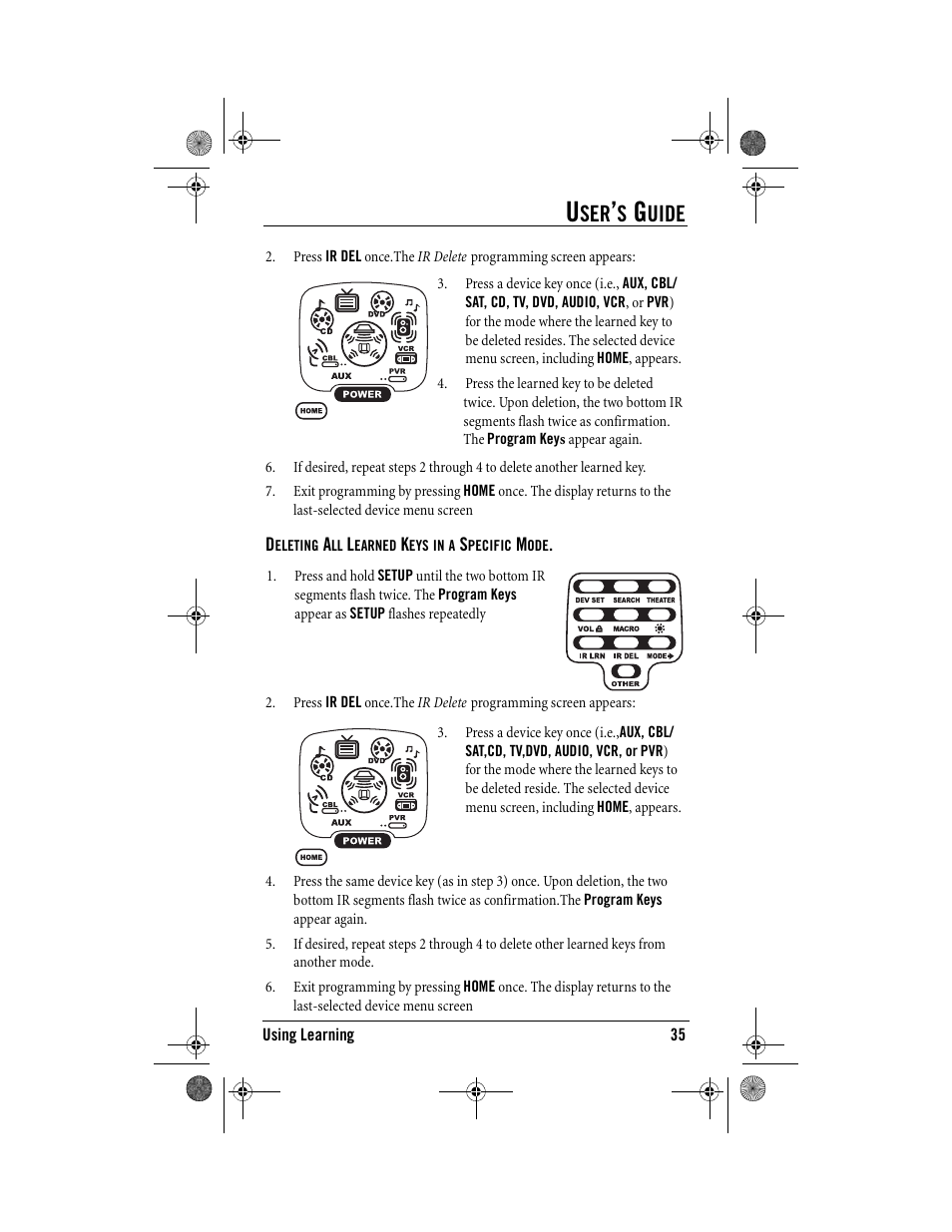 Uide | One for All Kameleon URC-9964B00 User Manual | Page 35 / 68