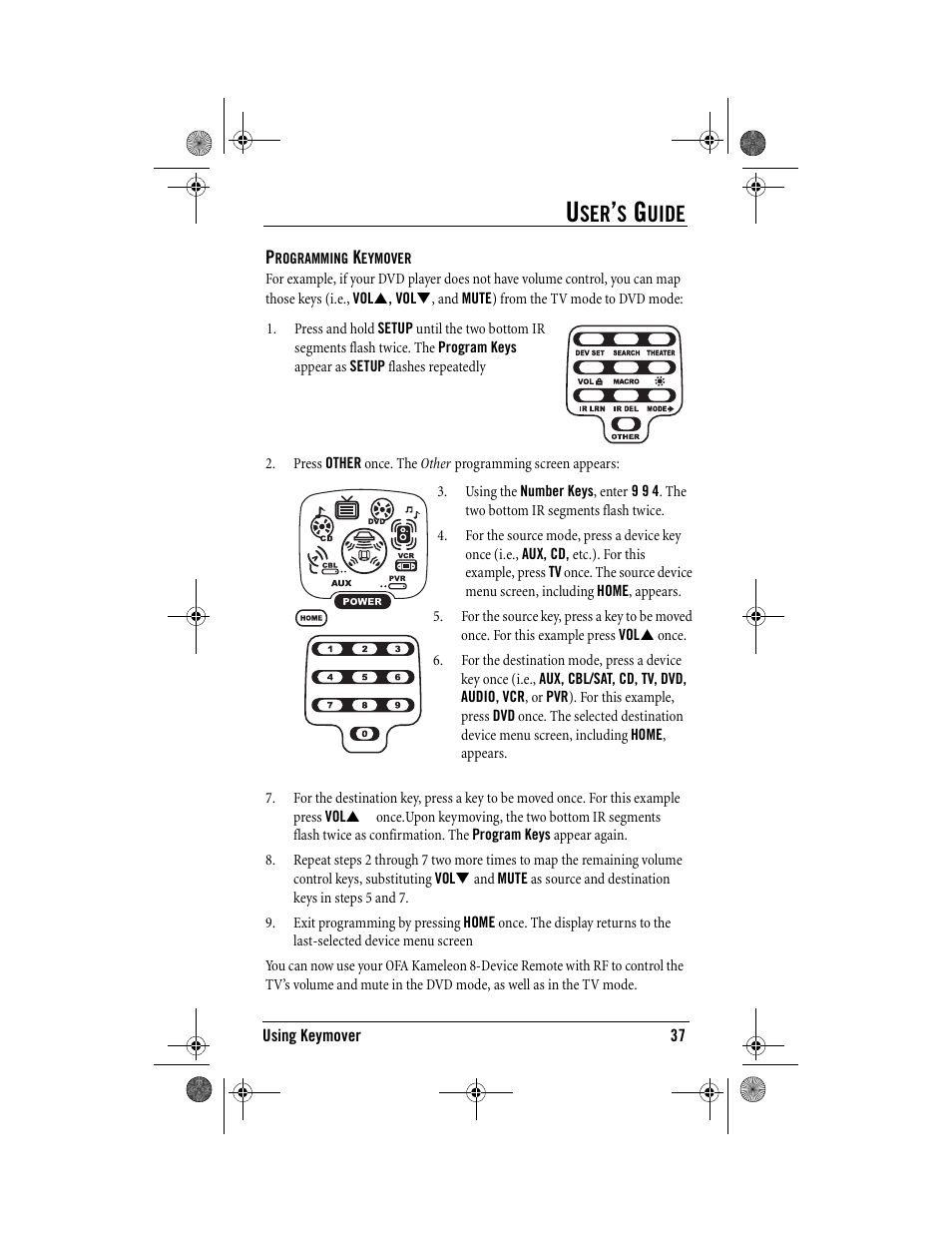 Uide | One for All Kameleon URC-9964B00 User Manual | Page 37 / 68