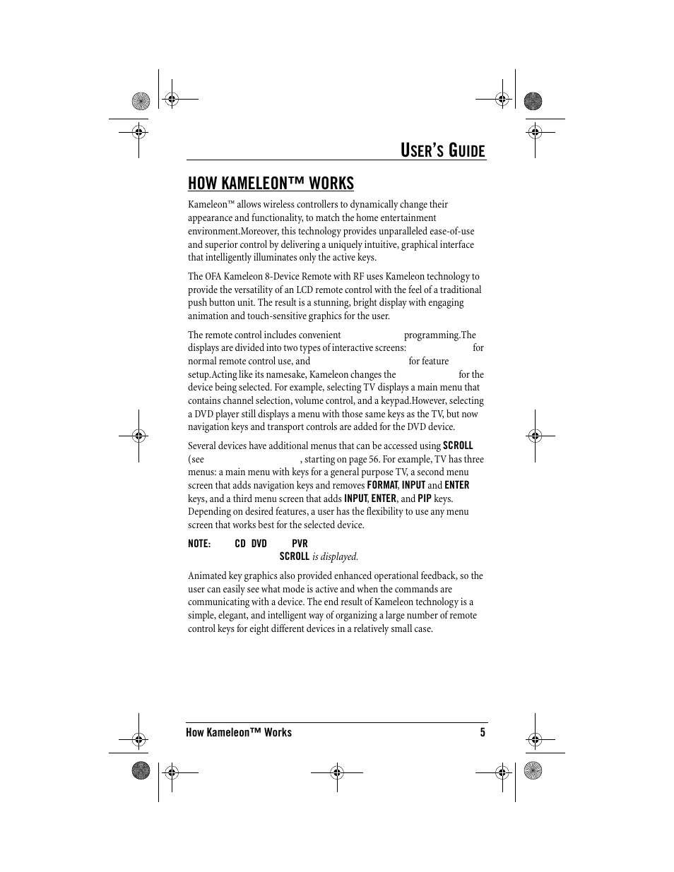 How kameleon™ works | One for All Kameleon URC-9964B00 User Manual | Page 5 / 68