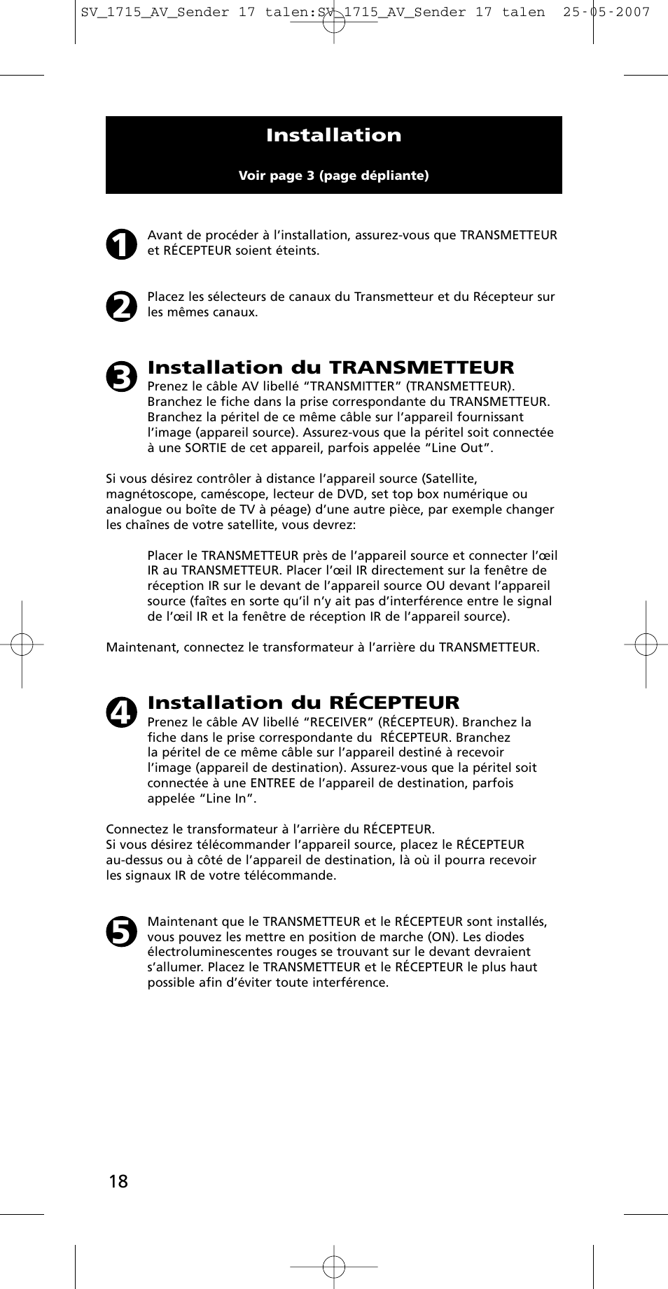 One for All SV-1718 User Manual | Page 18 / 110