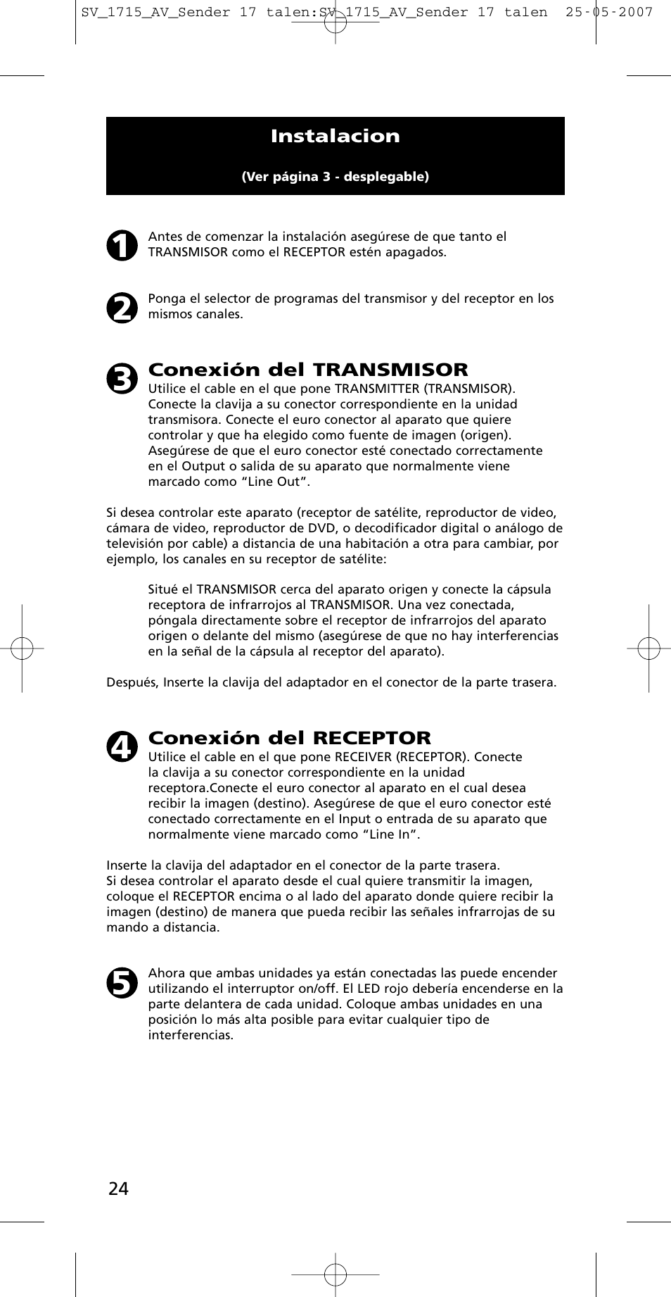 One for All SV-1718 User Manual | Page 24 / 110