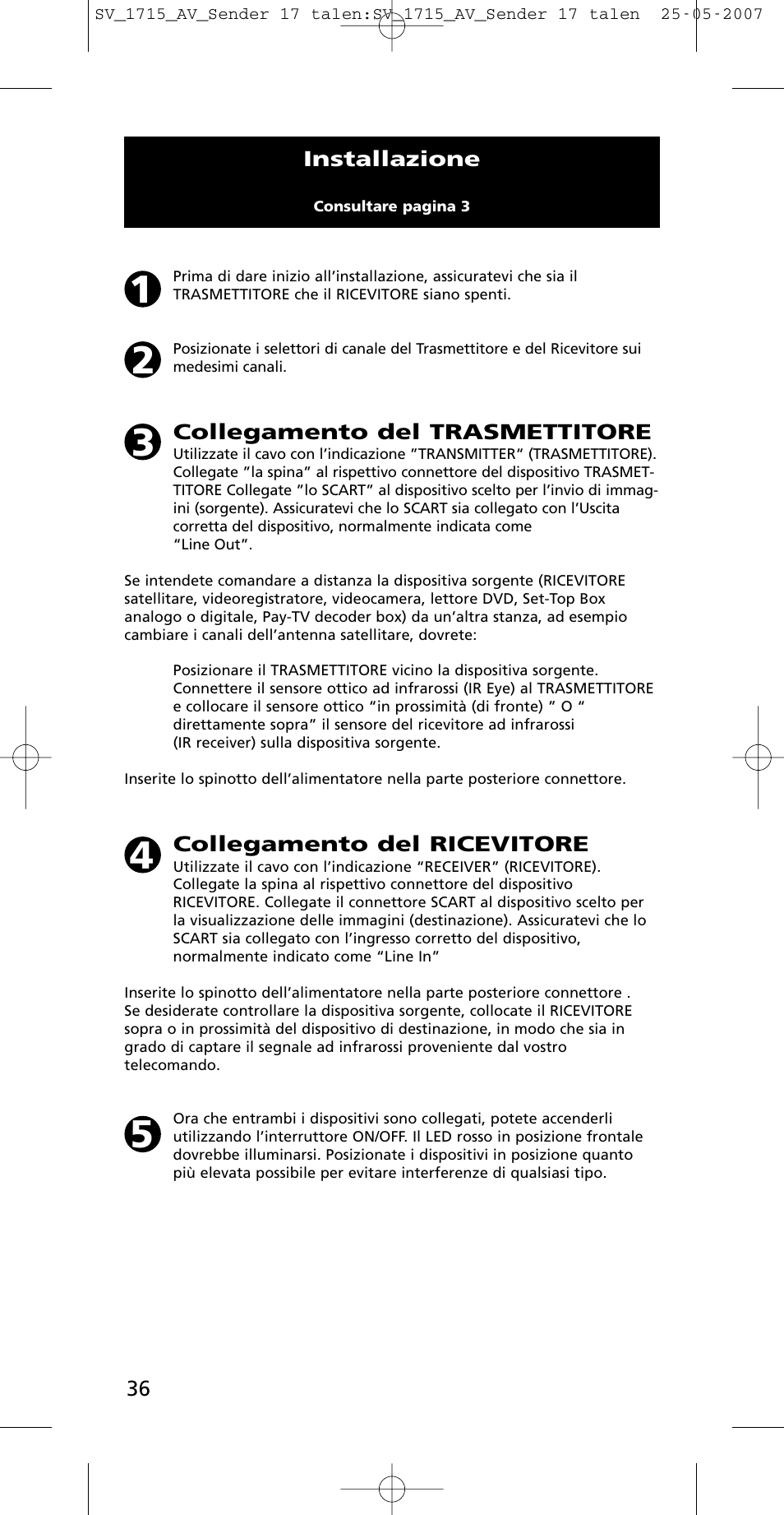 One for All SV-1718 User Manual | Page 36 / 110