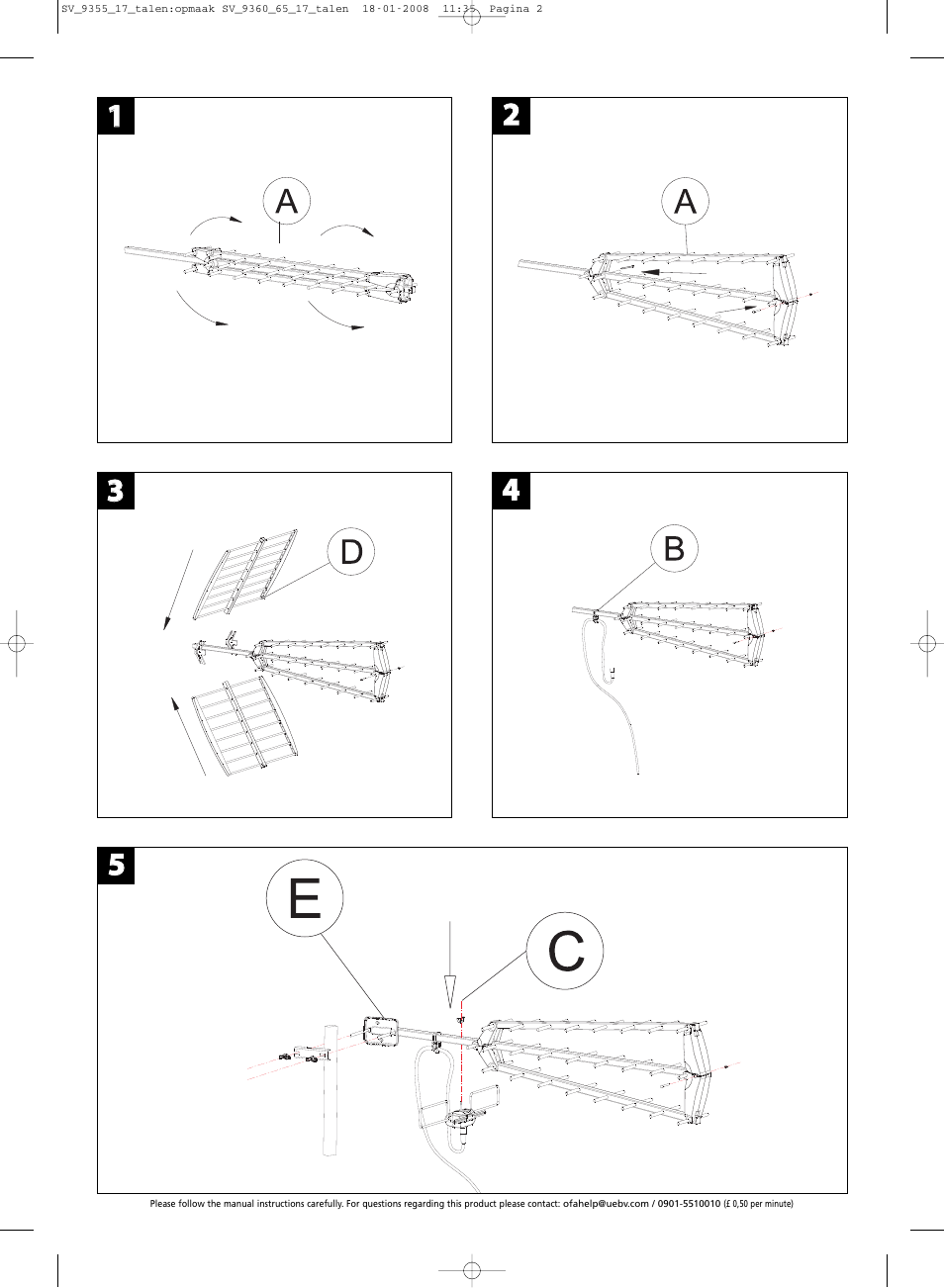 One for All 706219 User Manual | Page 2 / 2