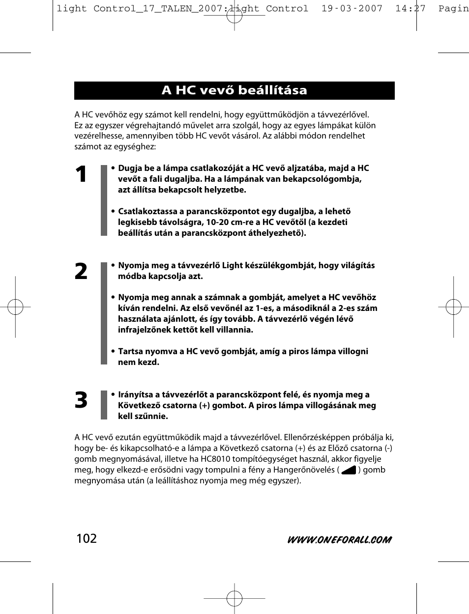 One for All HC-8000 User Manual | Page 102 / 114