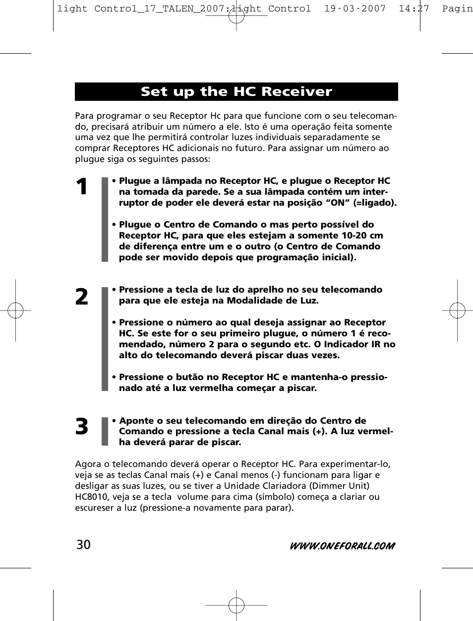 One for All HC-8000 User Manual | Page 30 / 114