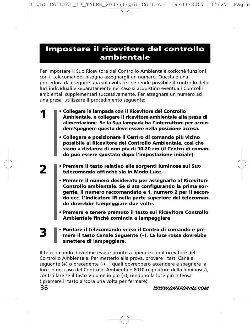 One for All HC-8000 User Manual | Page 36 / 114