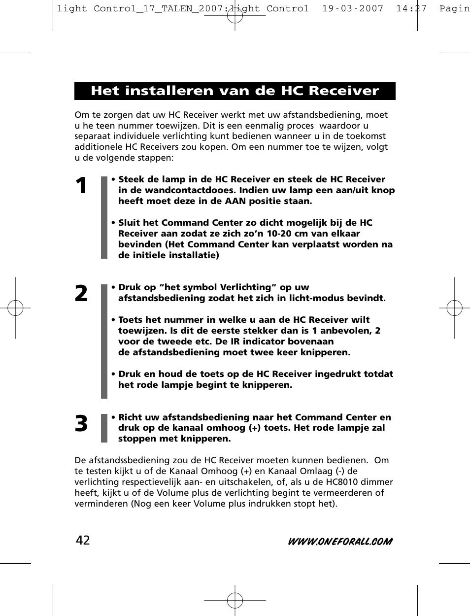 One for All HC-8000 User Manual | Page 42 / 114