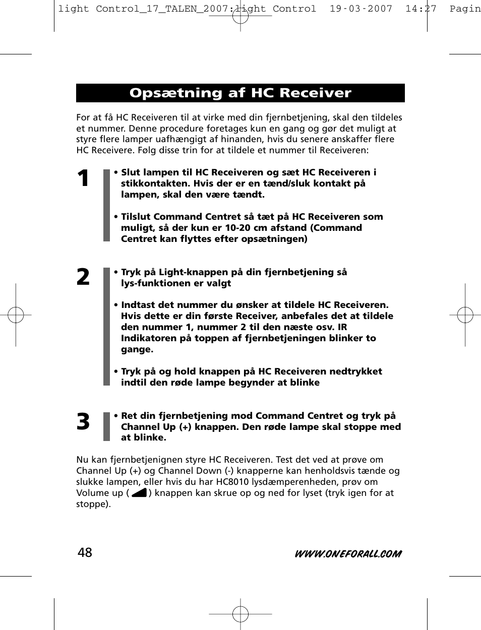 One for All HC-8000 User Manual | Page 48 / 114