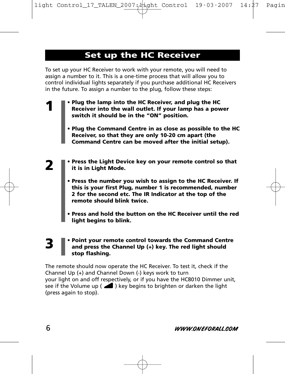 One for All HC-8000 User Manual | Page 6 / 114