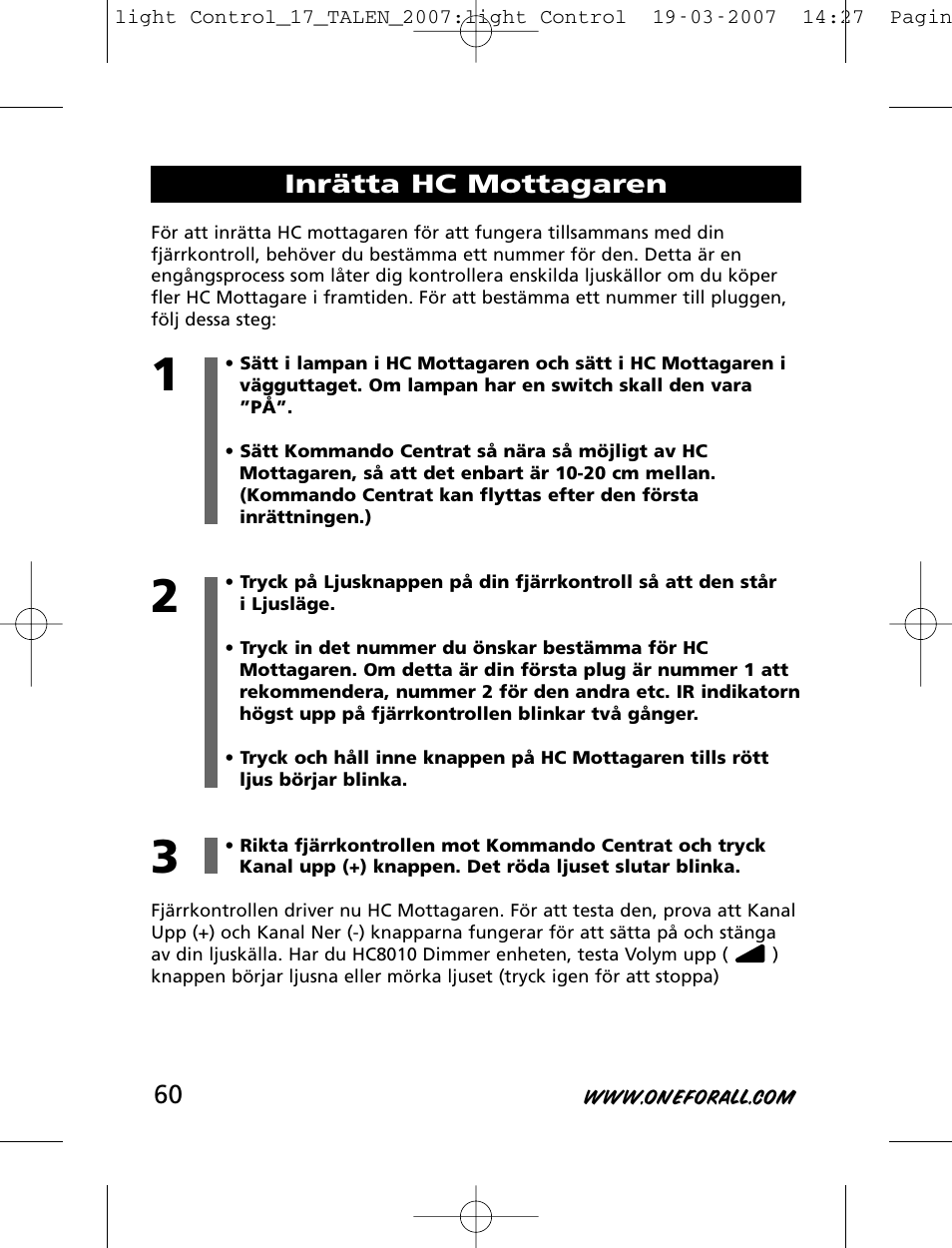 One for All HC-8000 User Manual | Page 60 / 114