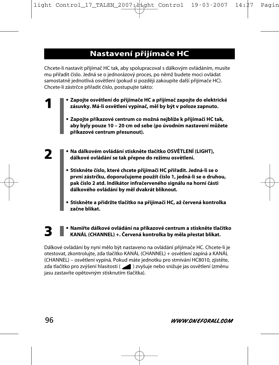 One for All HC-8000 User Manual | Page 96 / 114