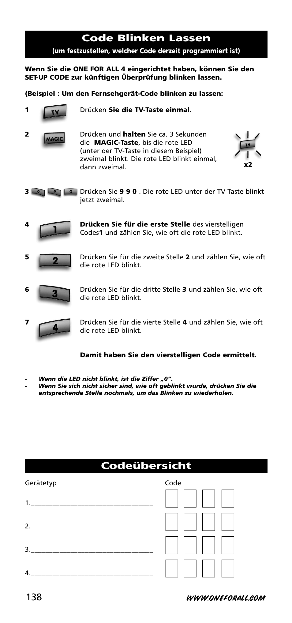 One for All URC-3740 User Manual | Page 138 / 186