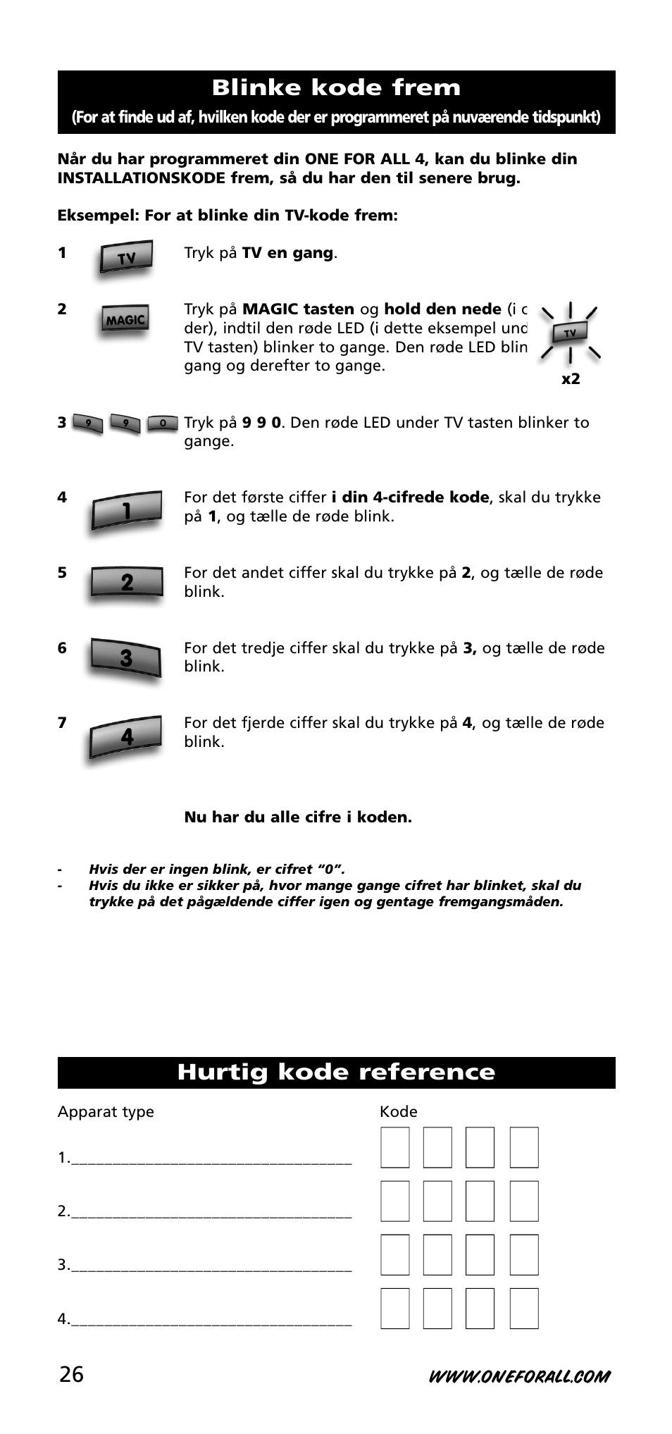One for All URC-3740 User Manual | Page 26 / 186