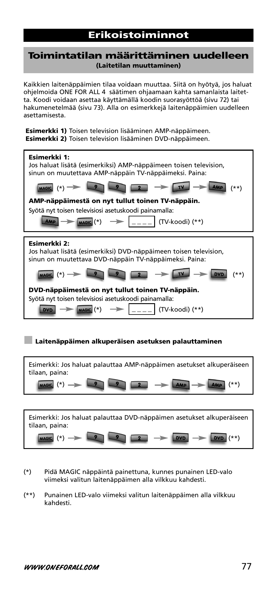 One for All URC-3740 User Manual | Page 77 / 186