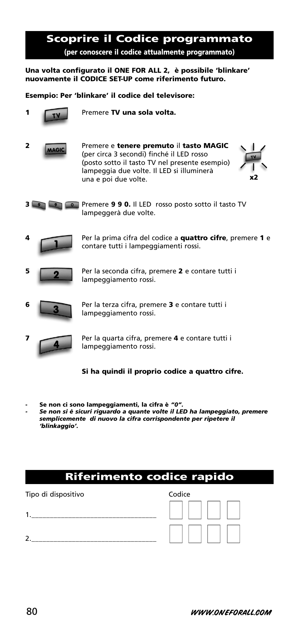 One for All URC-3720 User Manual | Page 80 / 166