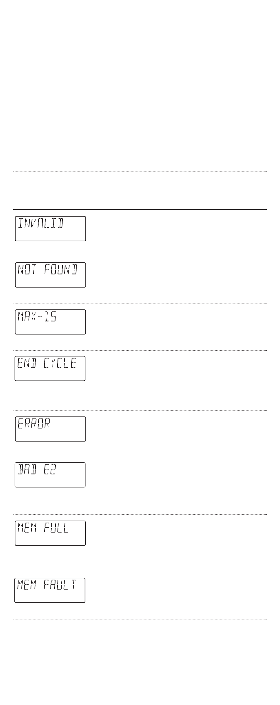 Error messages | One for All (URC-8910) User Manual | Page 53 / 76