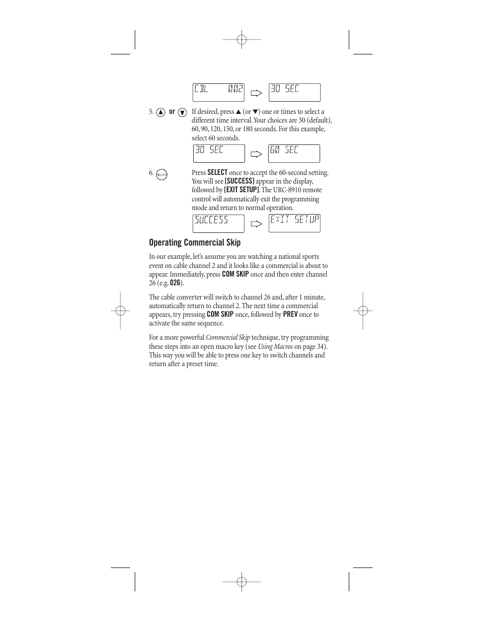 One for All (URC-8910) User Manual | Page 36 / 77