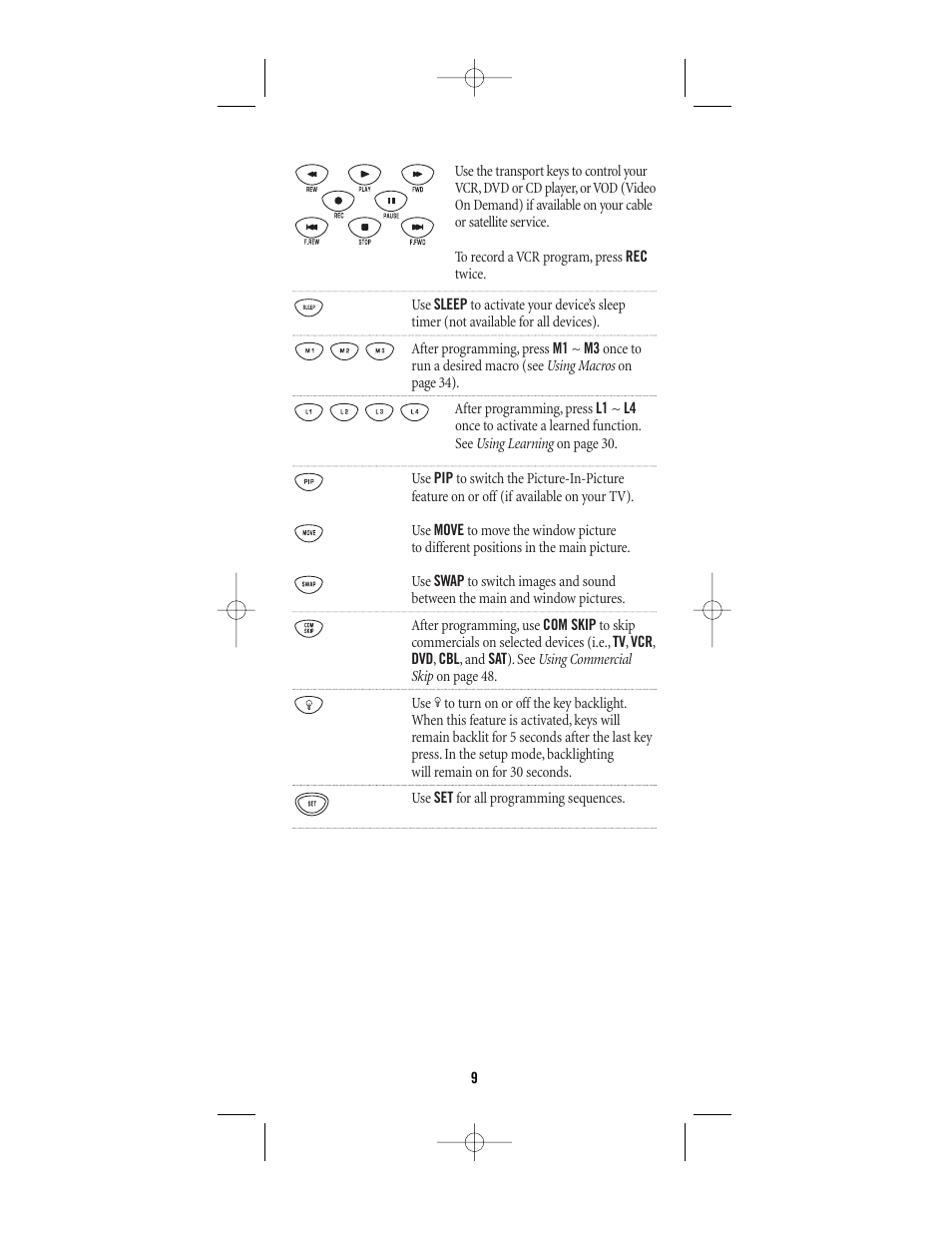 One for All (URC-8910) User Manual | Page 9 / 77