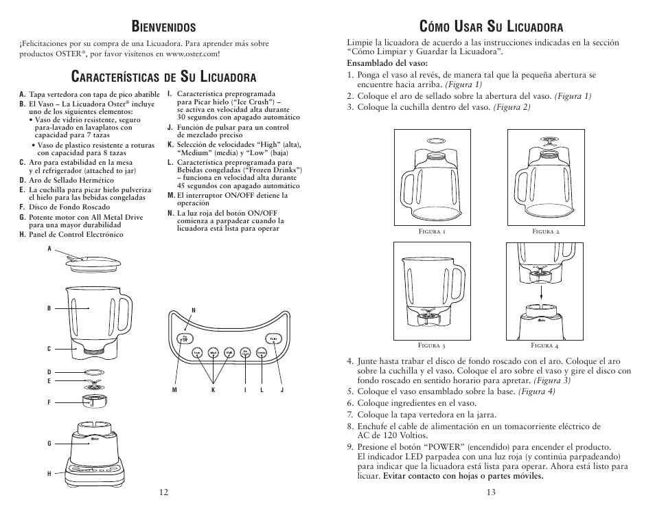 Oster 135518 User Manual | Page 12 / 32