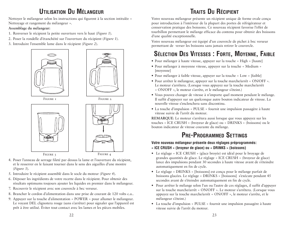 Oster 135518 User Manual | Page 22 / 32