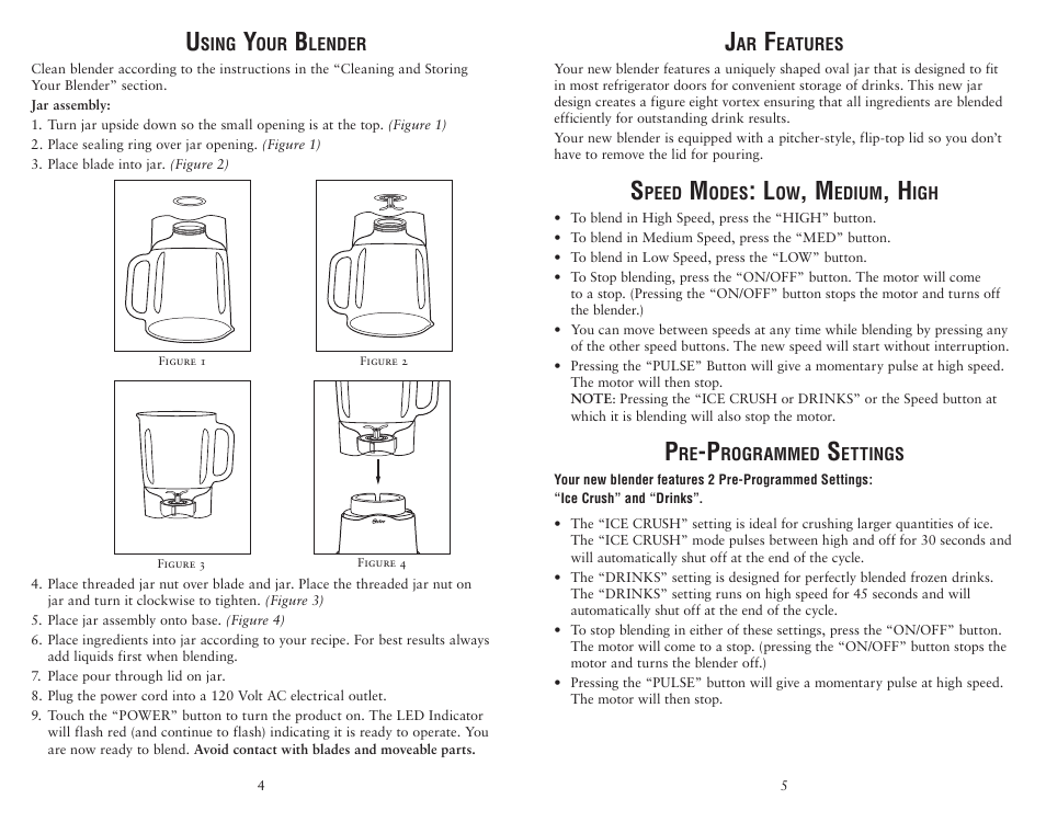 Oster 135518 User Manual | Page 5 / 32