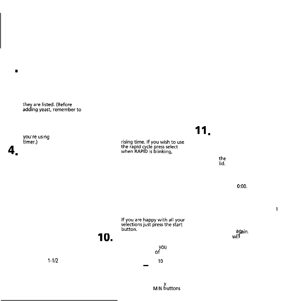 Step-by-step directions | Oster deluxe bread and dough maker User Manual | Page 19 / 60