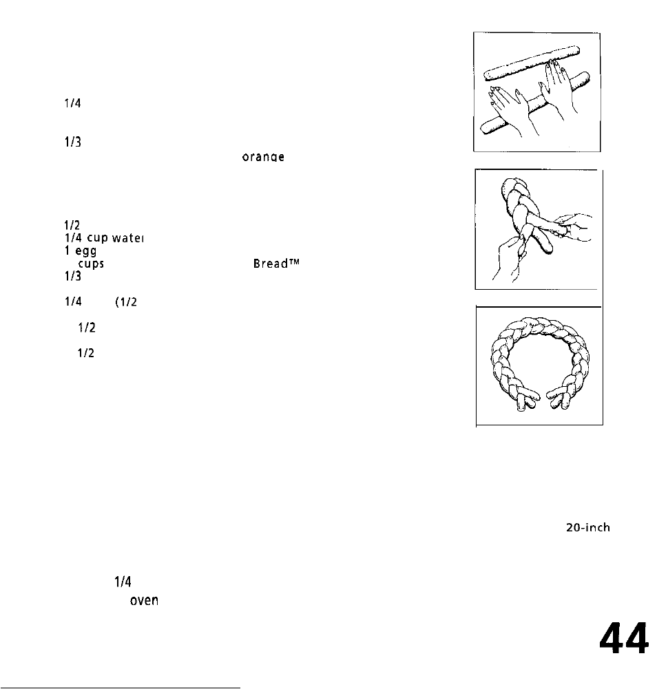 Holiday wreath | Oster deluxe bread and dough maker User Manual | Page 45 / 60