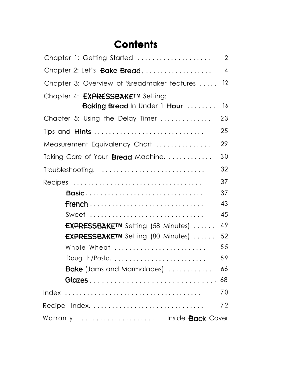 Oster EXPRESSBAKE 102819 User Manual | Page 3 / 80