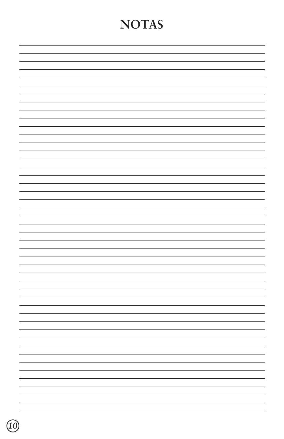 Notas | Oster 5965 User Manual | Page 19 / 20