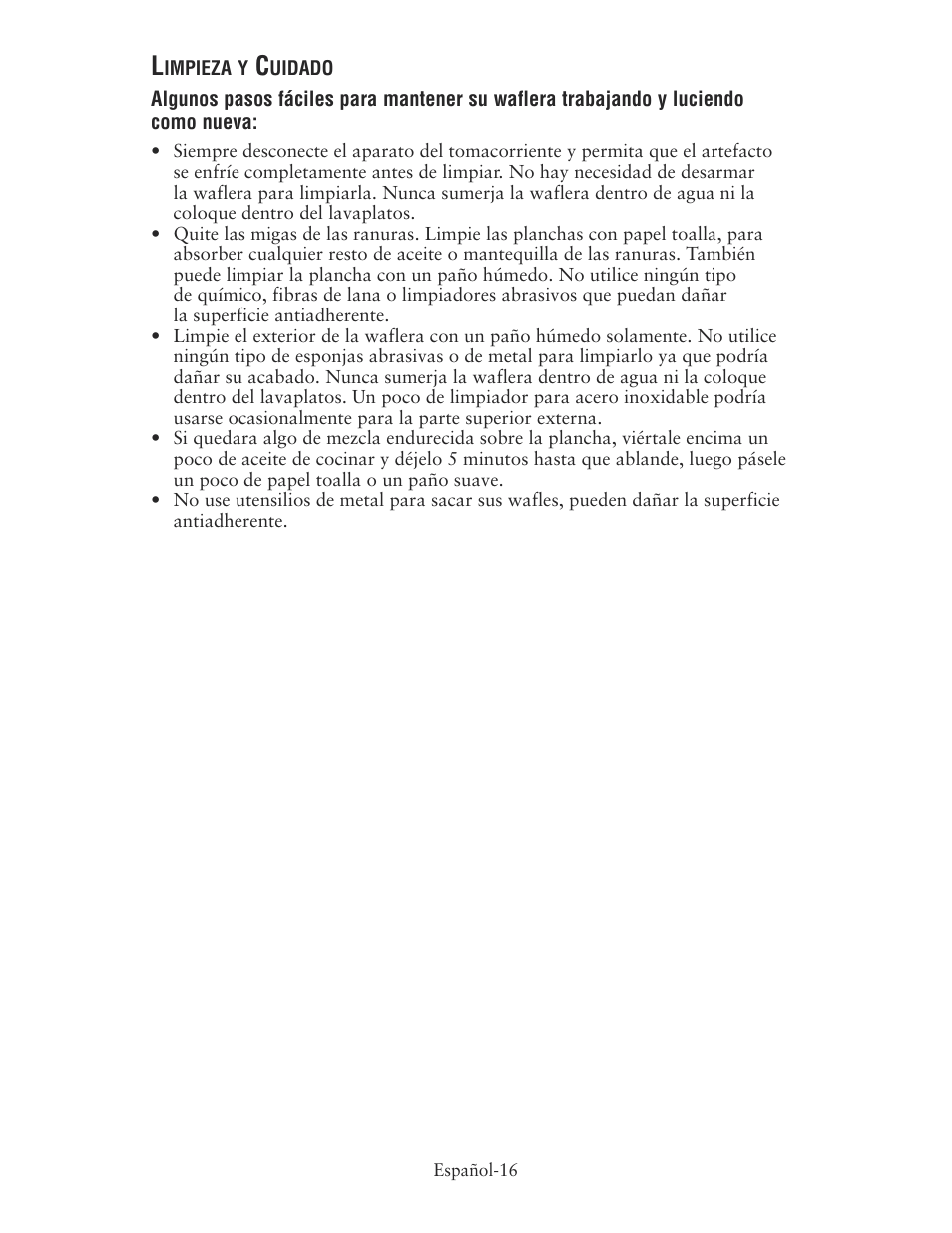 Oster 135018 User Manual | Page 17 / 24