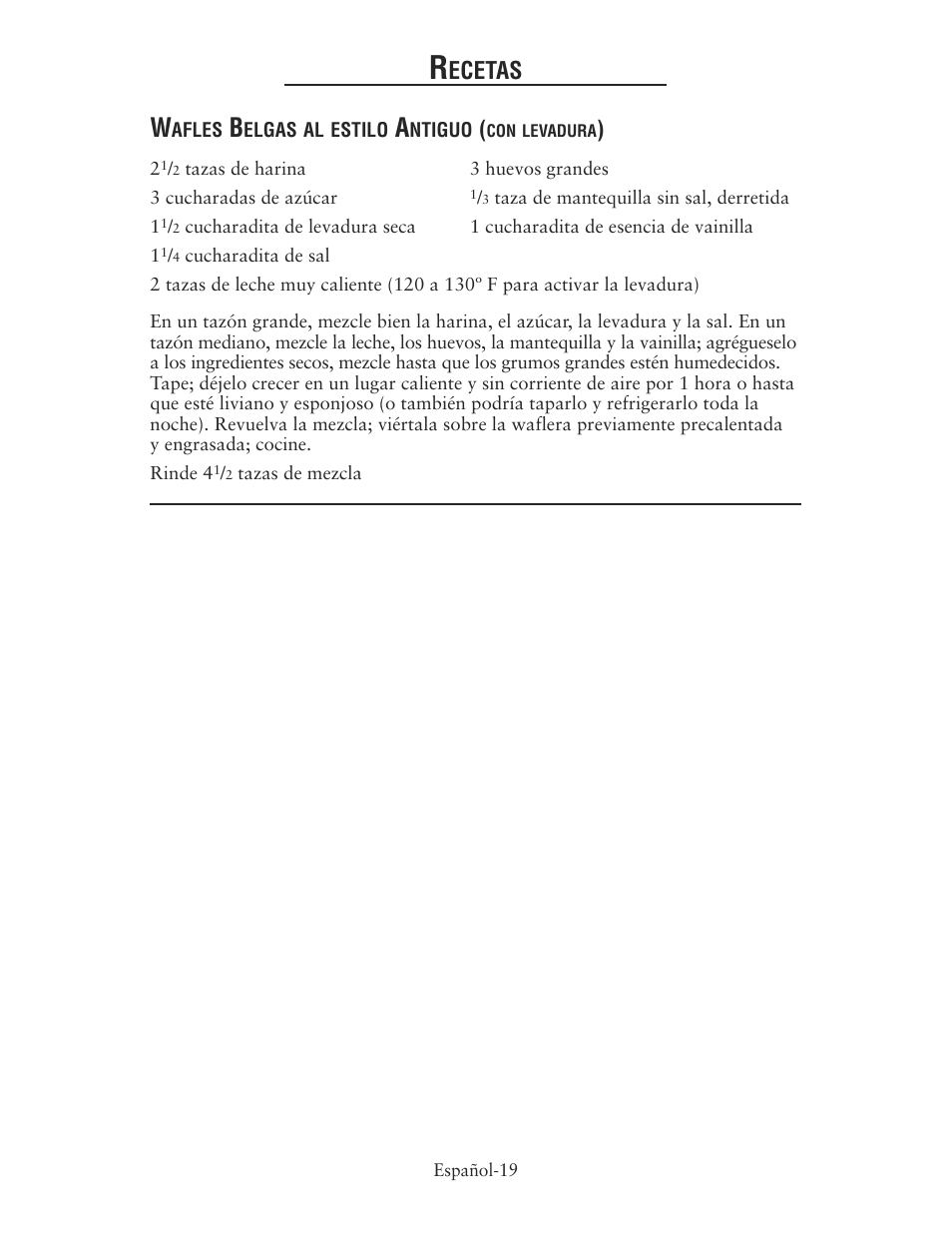 Ecetas | Oster 135018 User Manual | Page 20 / 24