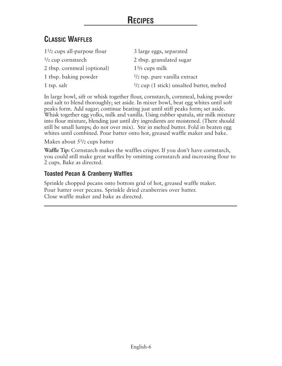 Ecipes | Oster 135018 User Manual | Page 7 / 24