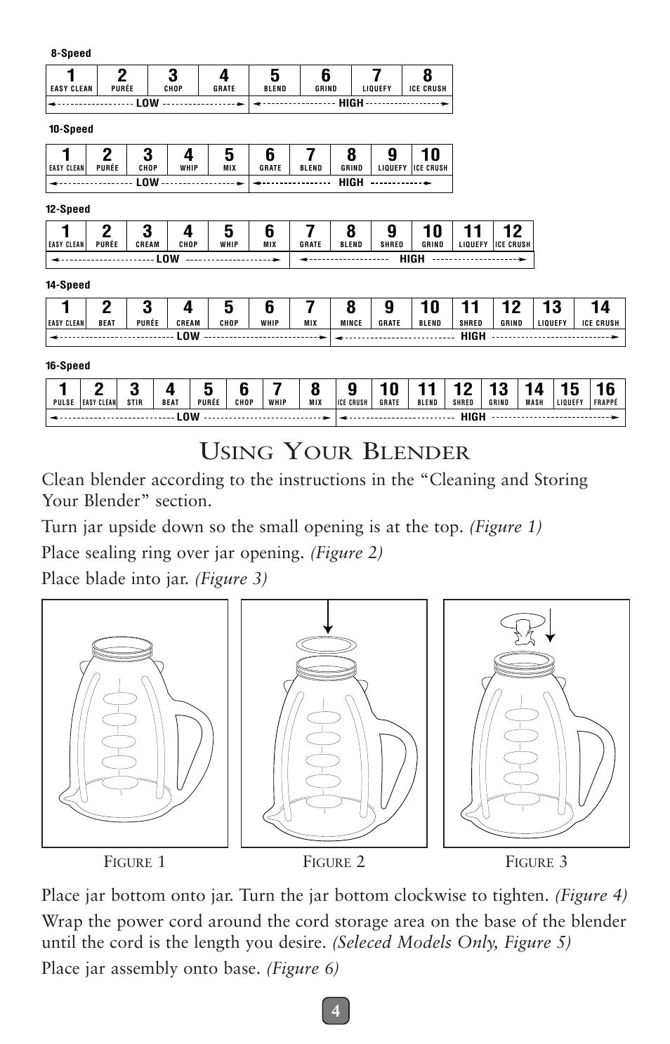 Sing, Lender | Oster Cube & Slope s 116530 User Manual | Page 4 / 8