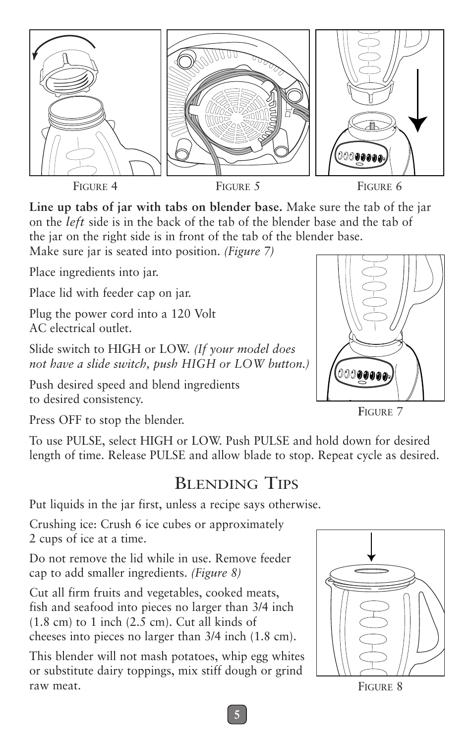 Oster Cube & Slope s 116530 User Manual | Page 5 / 8