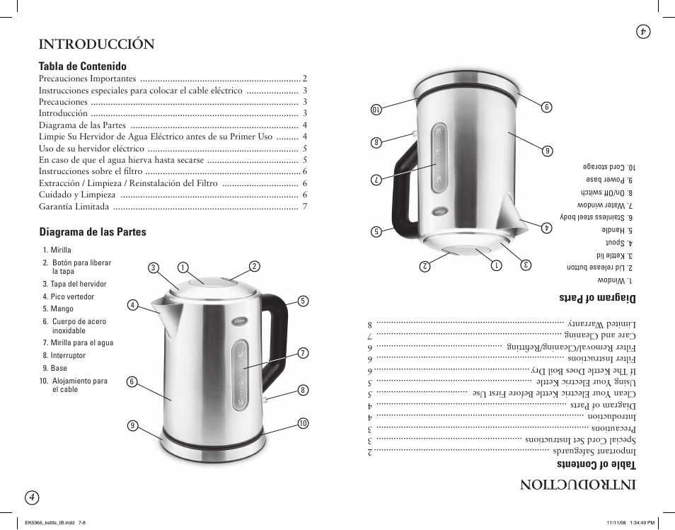 Oster 130415 User Manual | Page 4 / 8