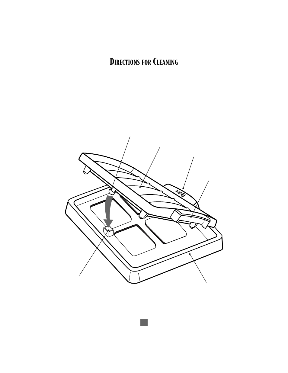 Irections for, Leaning | Oster HEALTHY CHEF 4767 User Manual | Page 5 / 32